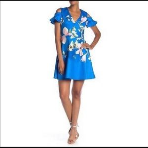 Ted baker size 4 (Ted baker sizing) blue dress